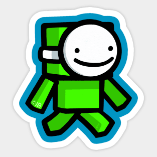 Cute Blocky Dream Sticker